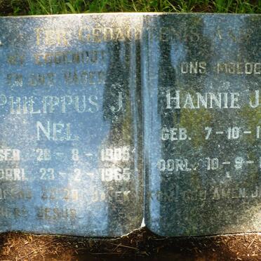 NEL Philippus J. 1905-1965 &amp; Hannie J.C. 1907-1989