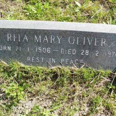 OLIVER Rita Mary 1906-1976
