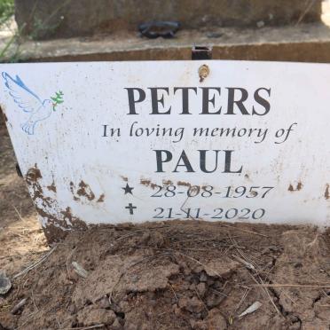 PETERS Paul 1957-2020