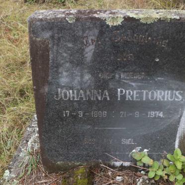 PRETORIUS Johanna 1886-1974
