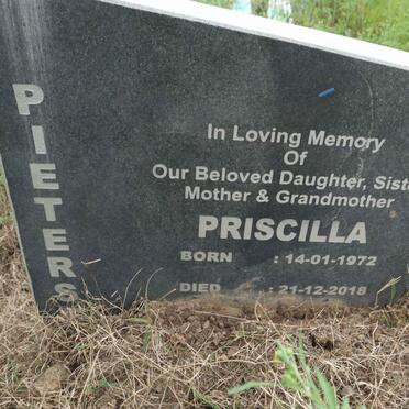 PIETERS Priscilla 1972-2018