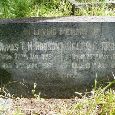 ROBSON Thomas T.H. 1835-1917 &amp; Helen C. 1855-1935