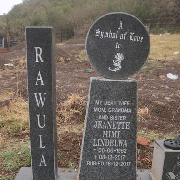 RAWULA Jeanette Mimi Lindelwa 1952-2017