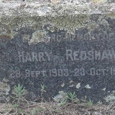 REDSHAW Harry 1903-1949