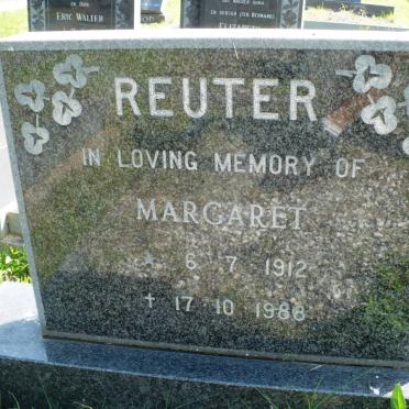 REUTER Margaret 1912-1988