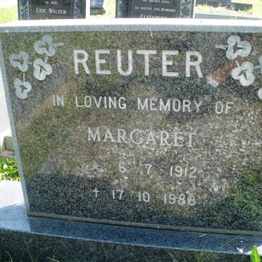 REUTER Margaret 1912-1988