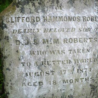 ROBERTS Clifford Hammonds -1874