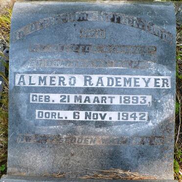RADEMEYER Almero 1893-1942