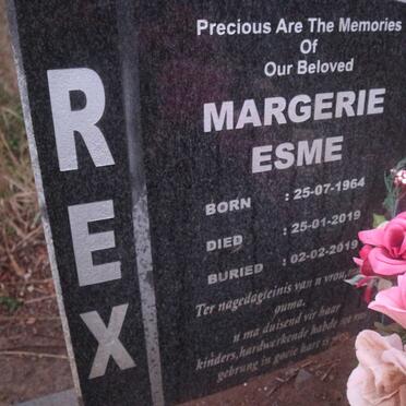 REX Margerie Esme 1964-2019