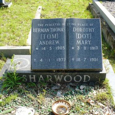 SHARWOOD Herman Thomas Andrew 1905-1977 &amp; Dorothy Mary 1913-1991