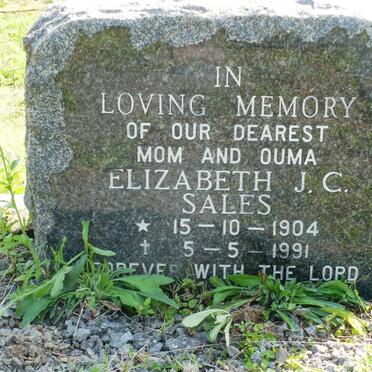 SALES Elizabeth J.C. 1904-1991