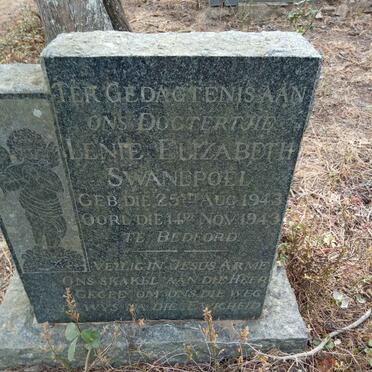 SWANEPOEL Lenie Elizabeth 1943-1943