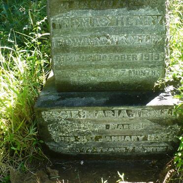 TROLLIP Thomas Henry Edward -1919 &amp; Jessie Maria MARSH -1932