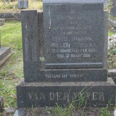 VYVER Edith Johannes Willem Susara, van der nee BOUWER 1888-1956