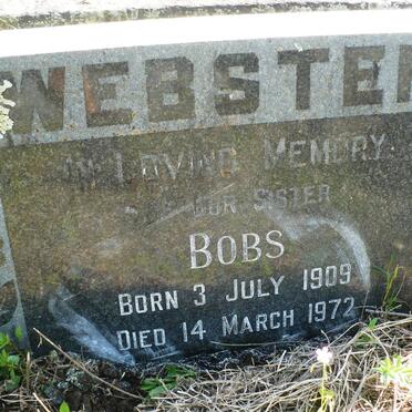 WEBSTER Bobs 1909-1972