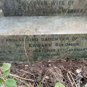 WEBBER Mary Isabella 1843-1888