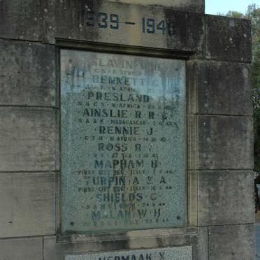 06. List of names on the Bedford War Memorial