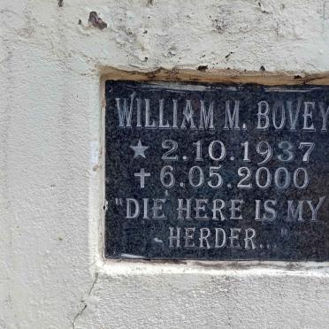 BOVEY William M. 1937-2000