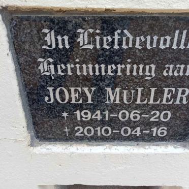 MÜLLER Joey 1941-2010