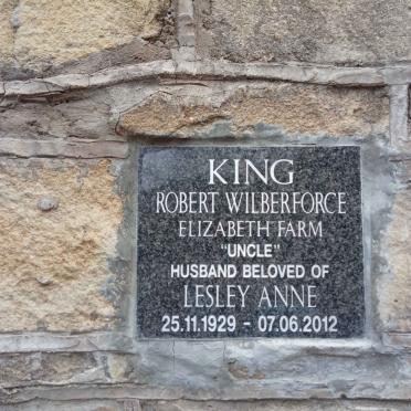 KING Robert Wilberforce 1929-2012
