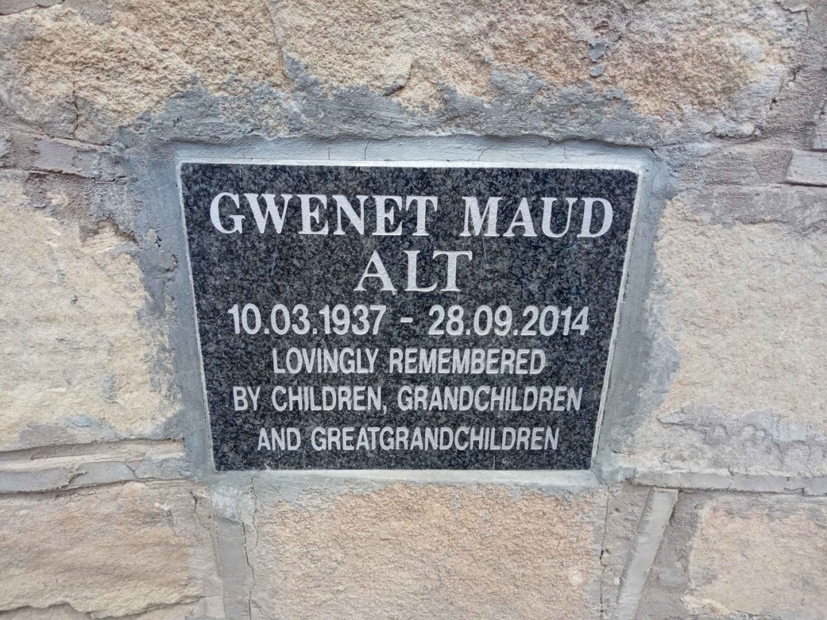 ALT Gwenet Maud 1937-2014