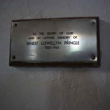 PRINGLE Ernest Llewellyn 1867-1943