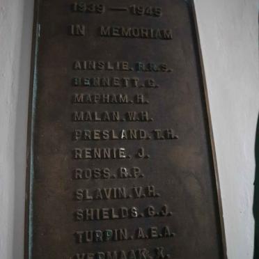 3. WW2 Memorial 1939-1945