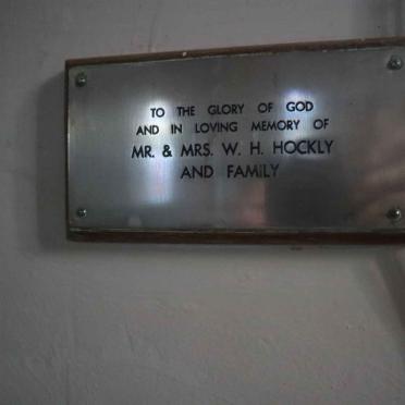 HOCKLY W.H.