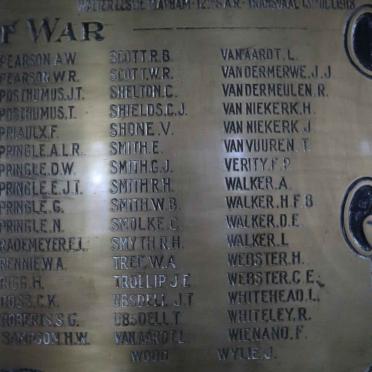 10. The Great War Memorial 1914-1919 - Those who served