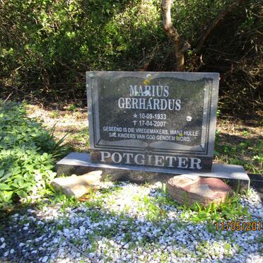 POTGIETER Marius Gerhardus 1933-2007