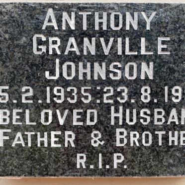 JOHNSON Anthony Granville 1935-1996