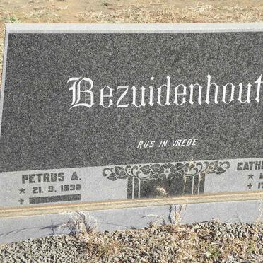 BEZUIDENHOUT Petrus A. 1930- &amp; Catherina M.E. 1925-1982