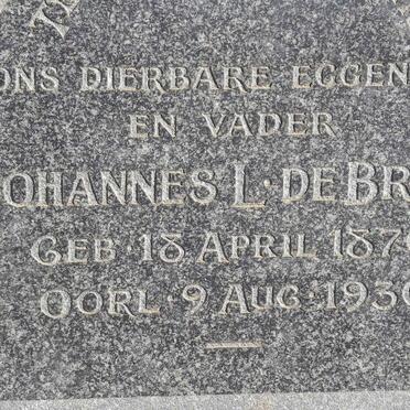 BRUIN Johannes L., de 1870-1930