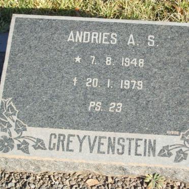 GREYVENSTEIN Andries A.S. 1948-1979