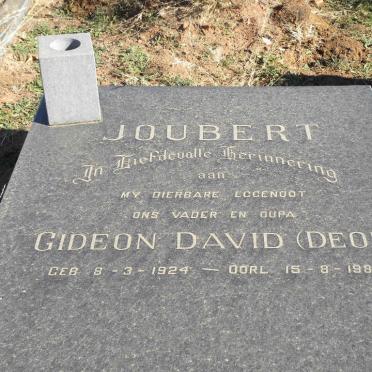 JOUBERT Gideon David 1924-1983