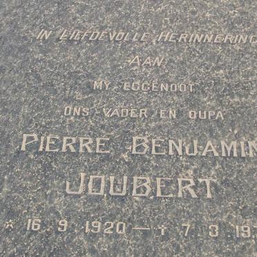 JOUBERT Pierre Benjamin 1920-1978
