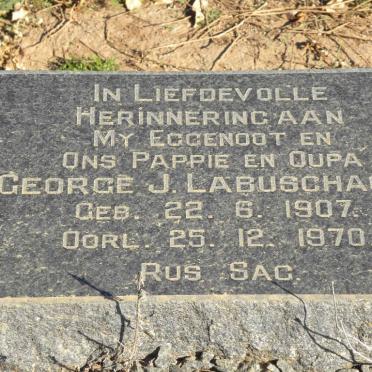 LABUSCHAGNE George J. 1907-1970