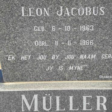 MULLER Leon Jacobus 1963-1986