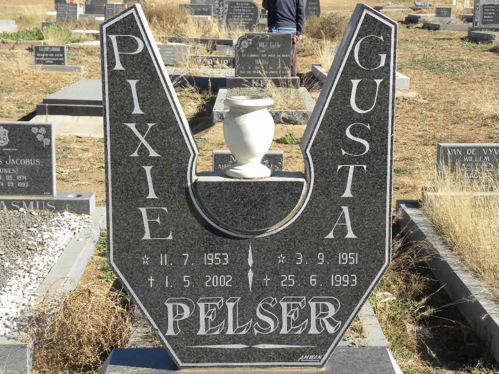 PELSER Pixie 1952-2002 &amp; Gusta 1951-1993