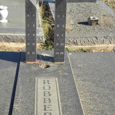 ROBBERTS Danie 1918-1992 &amp; Ivy 1925-2005
