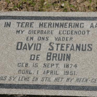 BRUIN David Stefanus, de 1874-1951
