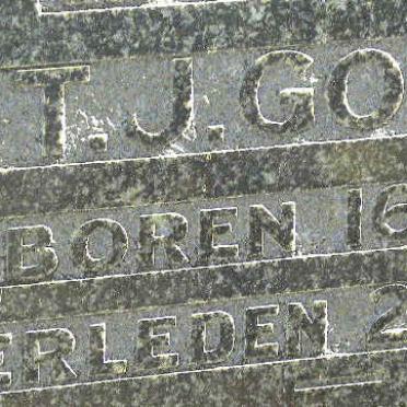 GOUWS T.J. 1879-1934