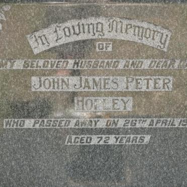 HOPLEY John James Peter -1959
