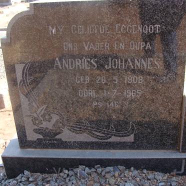 JORDAAN Andries Johannes 1908-1965 &amp; Magdalena Susanna VILJOEN 1910-
