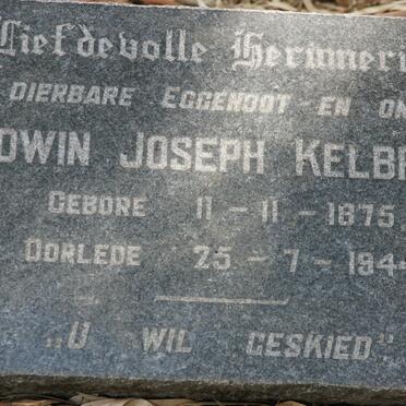 KELBRICK Edwin Joseph 1875-1944
