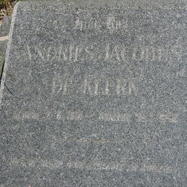 KLERK Andries Jacobus, de