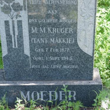 KRUGER M.M. 1872-1945