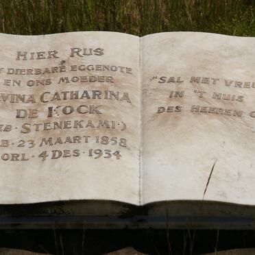 KOCK Levina Catharina, de nee STENEKAMP 1858-1934