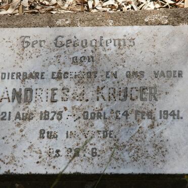 KRUGER Andries U. 1875-1941