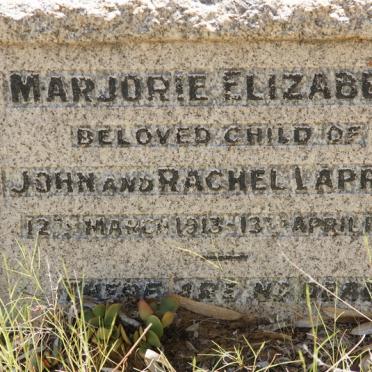 LAPRAIK Marjorie Elizabeth 1913-1936